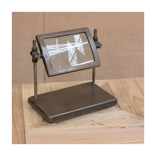 Bronze Industrial Desk Magnifier