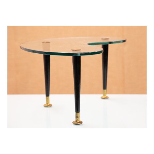 Mid Century Glass Coffee Table