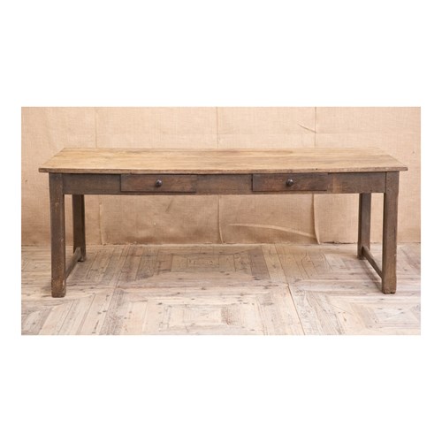 Large Scumbled Oak & Pine Prep Table