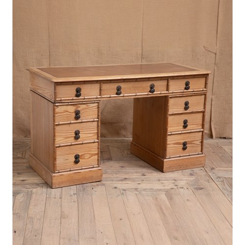 Howard And Sons Simulated Bamboo Desk 