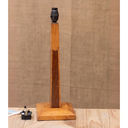 Inlayed Maple Table Lamp
