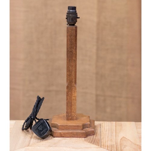 Oak Table Lamp