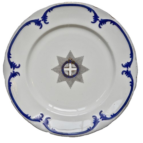 Windsor Castle Coalport Garter Dinner Plate