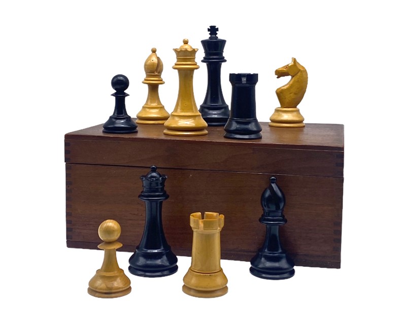 German Staunton Chess Set, circa 1930-luke-honey-german-staunton---1-main-638019559652148705.jpg