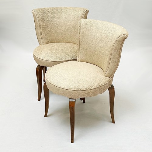 Pair Of Boudoir Chairs