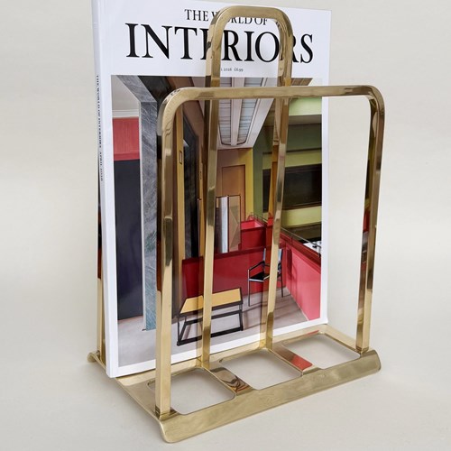 Brass Magazine Rack