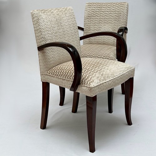 Pair Of Art Deco Bridge Chairs