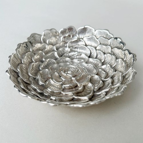 Buccellati Silver Flower Dish