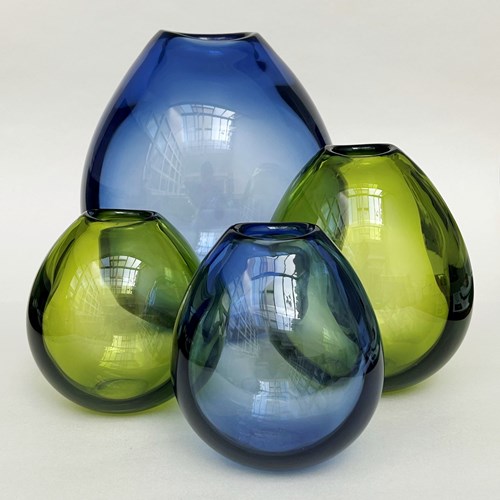 Holmegaard Drabba Vases