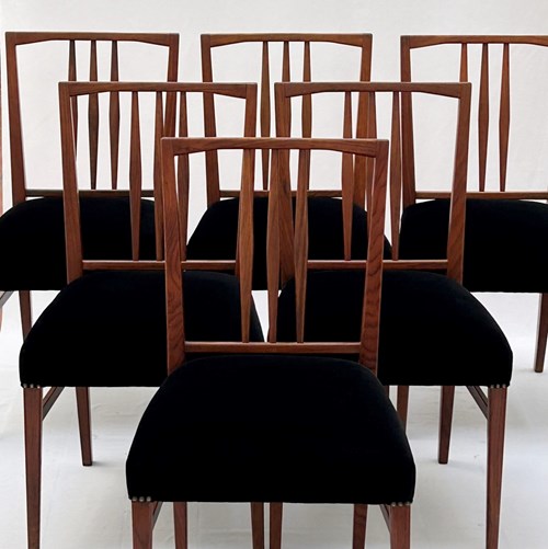 Set Of Six Gordon Russell Dining Chairs
