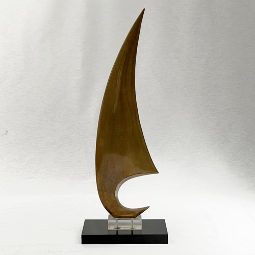 Large Maxime Delo Bronze Sculpture