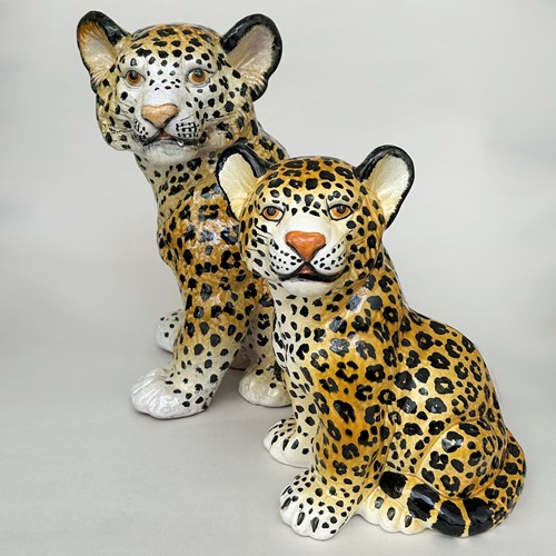 Ceramic Leopards