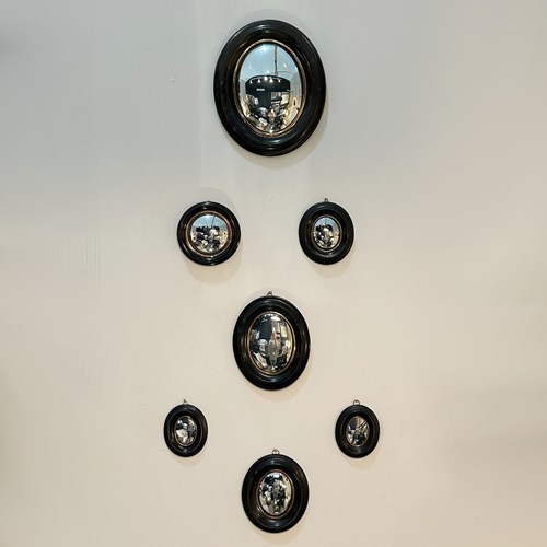 Set Of Napoleon III Convex Mirrors