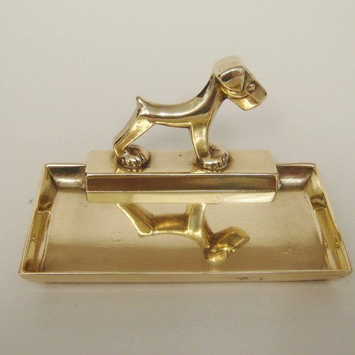 Art Deco Brass Pin Tray