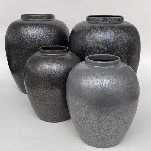 Poole Pottery lustre vases