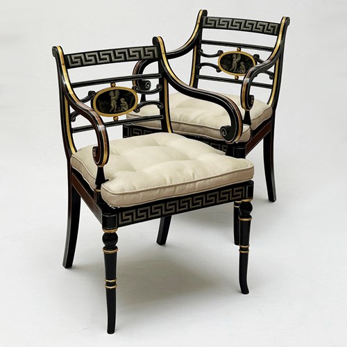 Pair Of Regency Chairs