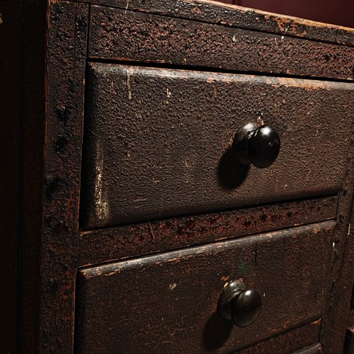 Excellent Set Of Brown Drawers In Pine