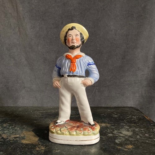 Antique Staffordshire Pottery - 'Fat Sailor'