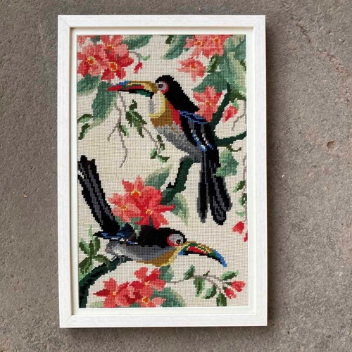 Vintage Decorative Toucan Panel