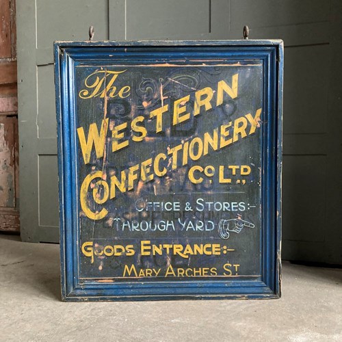 Antique Painted Trade Sign