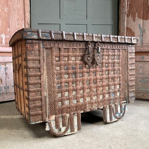 Antique Indian Dowry Chest