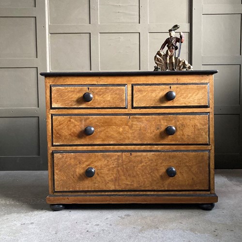 Antique Painted Pine Drawers