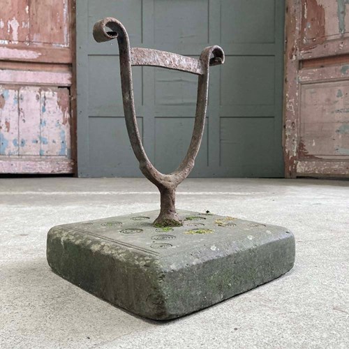 Antique Wrought Iron Boot Scrape