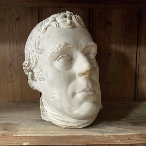 Regency Marble Bust - Duke Of Wellington