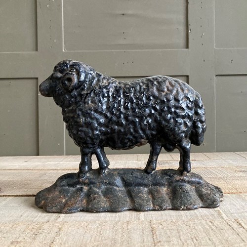 Victorian Sheep Ram Doorstop