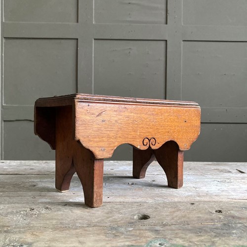 Folk Art Child's Stool
