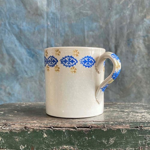 Antique Spongeware Mug