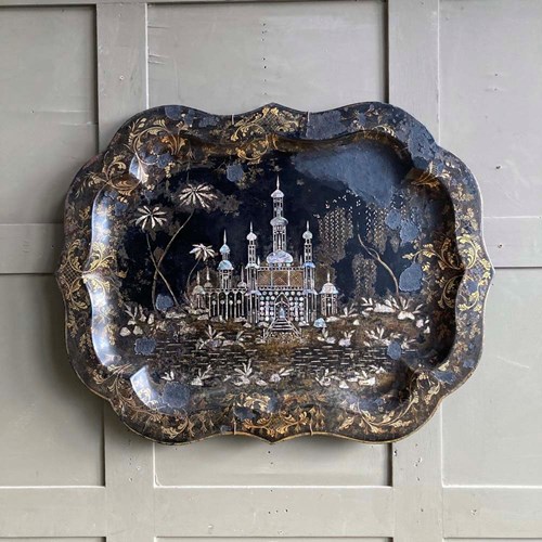 Regency Tole Tea Tray