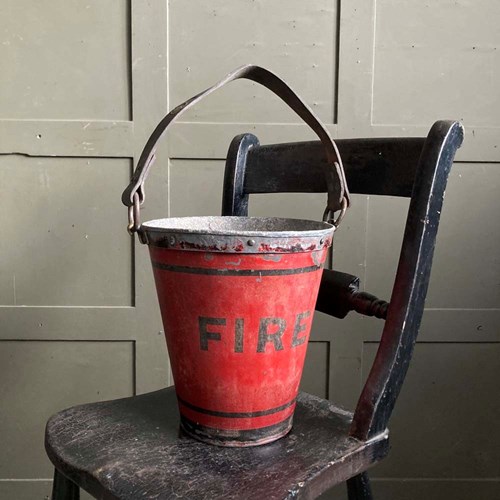 Vintage Merryweather Zinc Fire Bucket