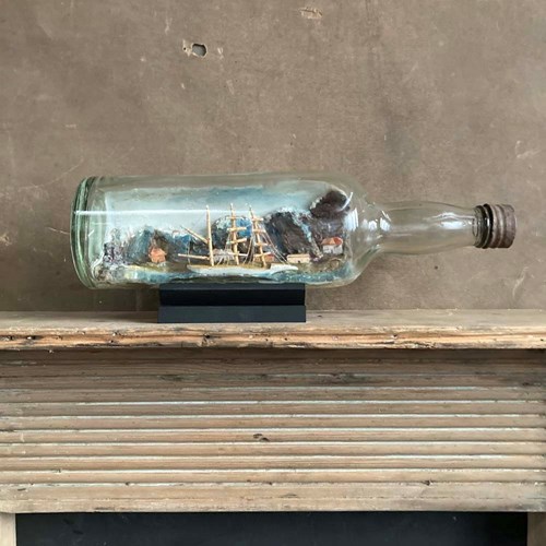 Vintage Ship In Bottle