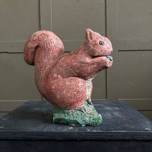 Vintage Squirrel Garden Ornament