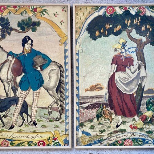 Helen Mackenzie (1888–1966) - Painted Panels For Country Cottage