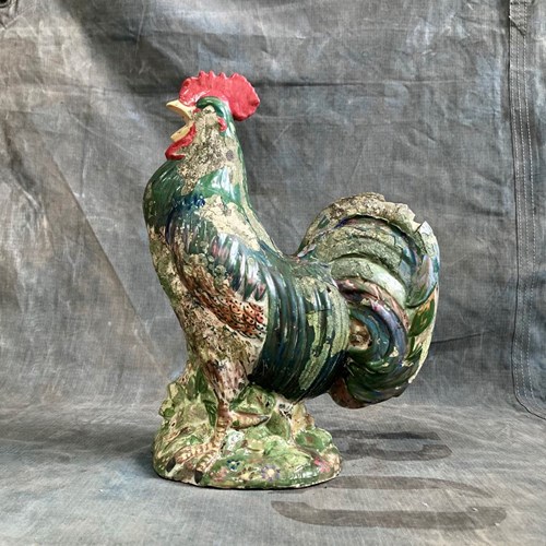 Antique Studio Pottery Cockerel