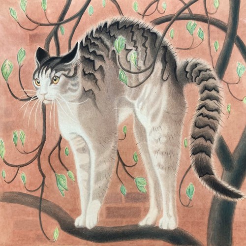 Elsie Mabel Whitford Watercolour - 'Cat'