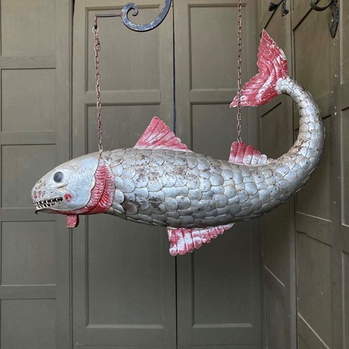 Antique Fishmonger's Trade Sign
