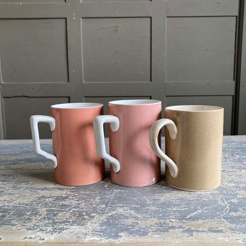 Antique Pottery Tavern Ale Tankards