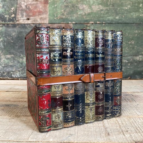 Edwardian Huntley & Palmer's Books Biscuit Tin
