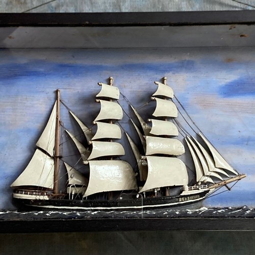 19Th C. Ship Diorama - The Beeswing
