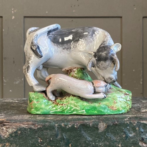 Staffordshire Pottery Group - Bull Baiting