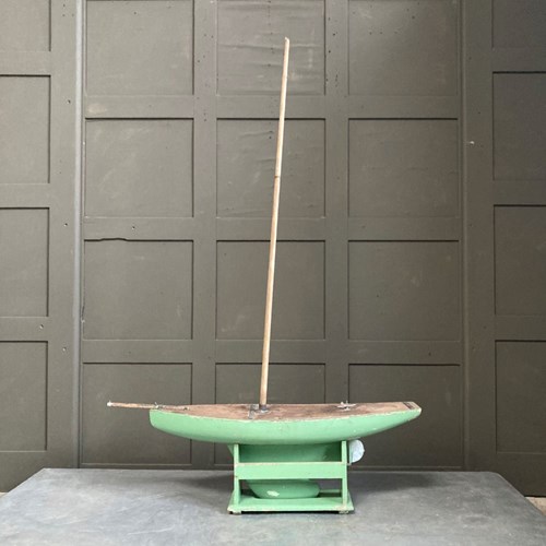 Vintage Toy Pond Yacht
