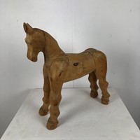 A naive folk art wooden Horse 