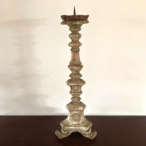 An 18Thc Italian Altar Candle Stick
