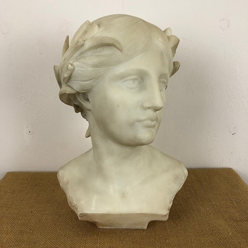 An Early 20thC French classical Female bust 