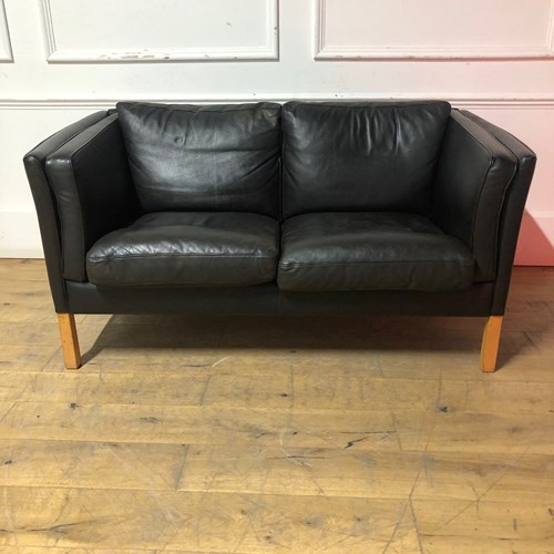 A 60’S Danish Leather Sofa 