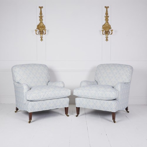Pair Of Howard Bridgewater Armchairs