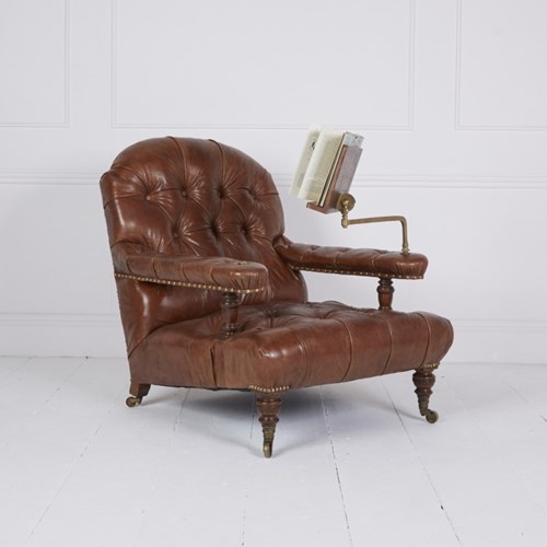 Howard & Sons Leather Reading Chair